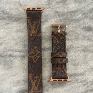 Louis Vuitton & Gucci Apple Watch Bands for Rose Gold 40mm Apple Watch